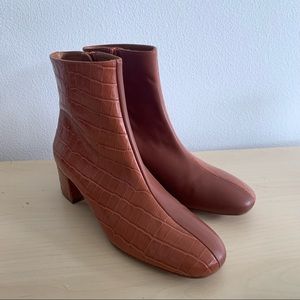 Two-Toned Leather Boot